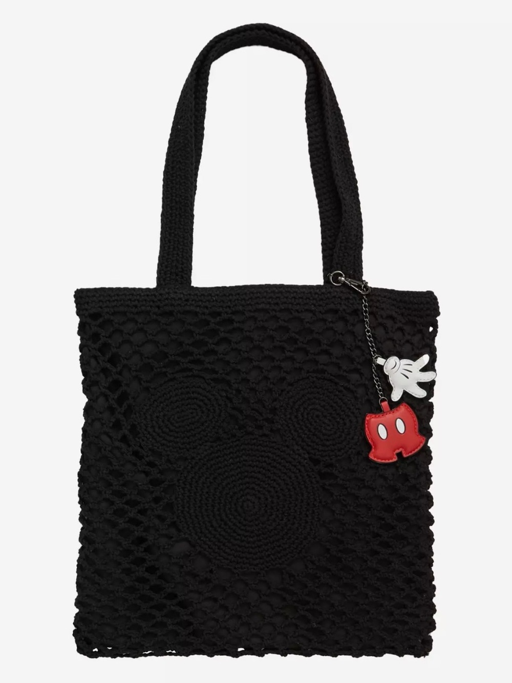 Disney Mickey Mouse Silhouette Crochet Tote Bag - BoxLunch Exclusive